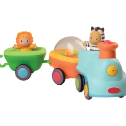 Musical Toy Train with Track – Interactive 3-Car Learning Train for Toddlers 12+ Months