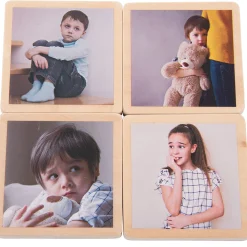 My Emotions Wooden Tiles