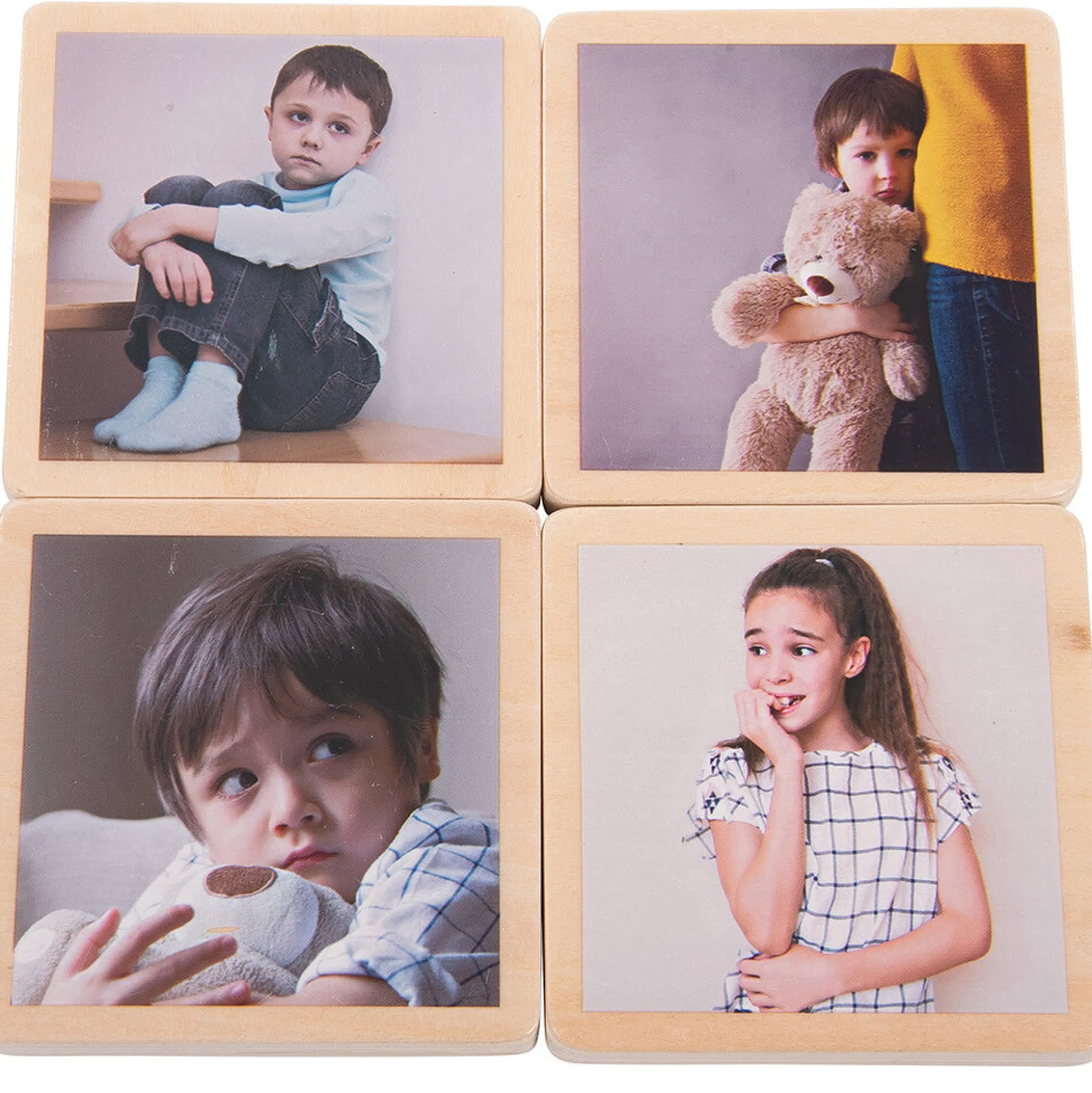 My Emotions Wooden Tiles