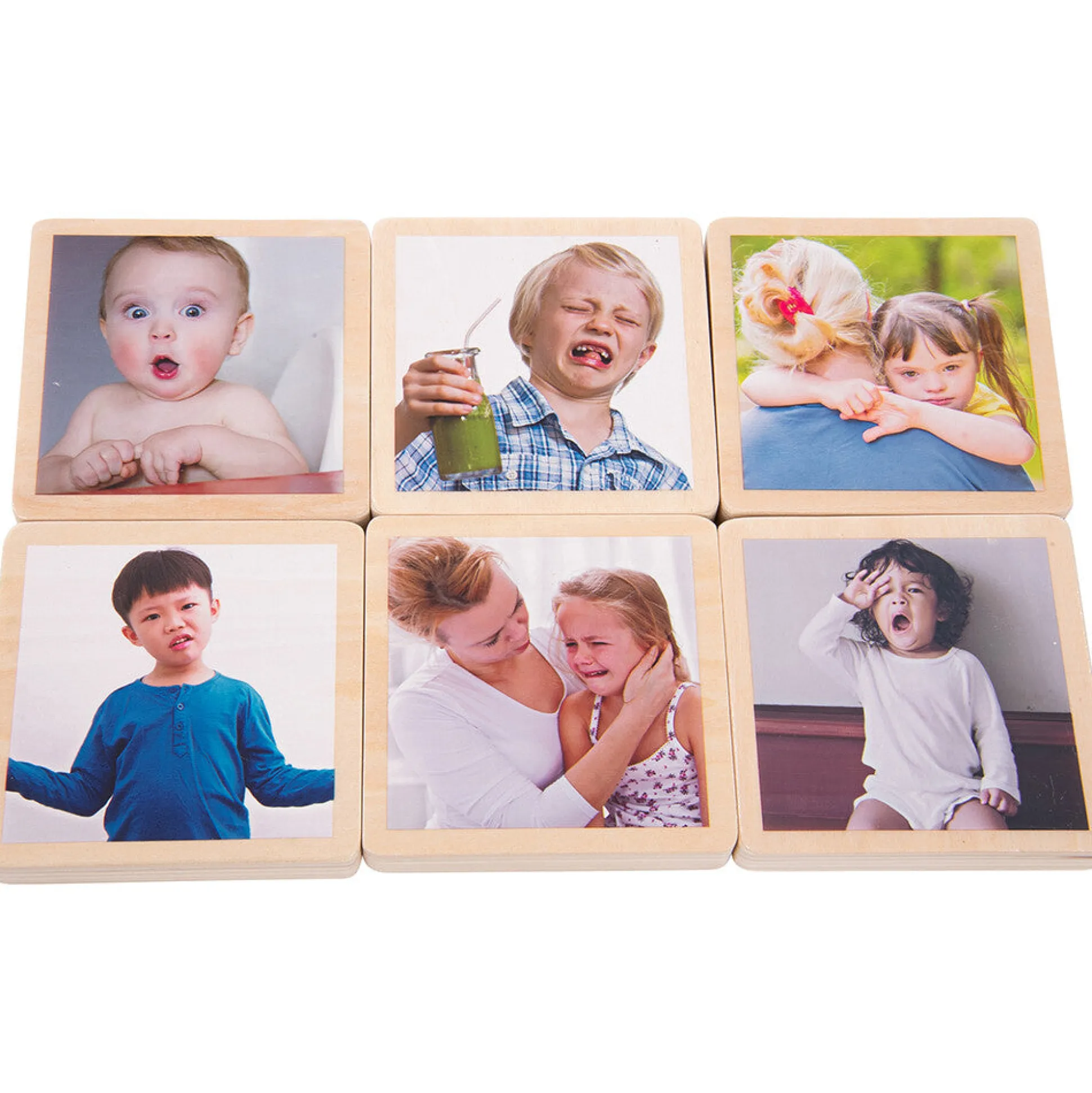 My Emotions Wooden Tiles