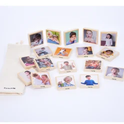 My Emotions Wooden Tiles