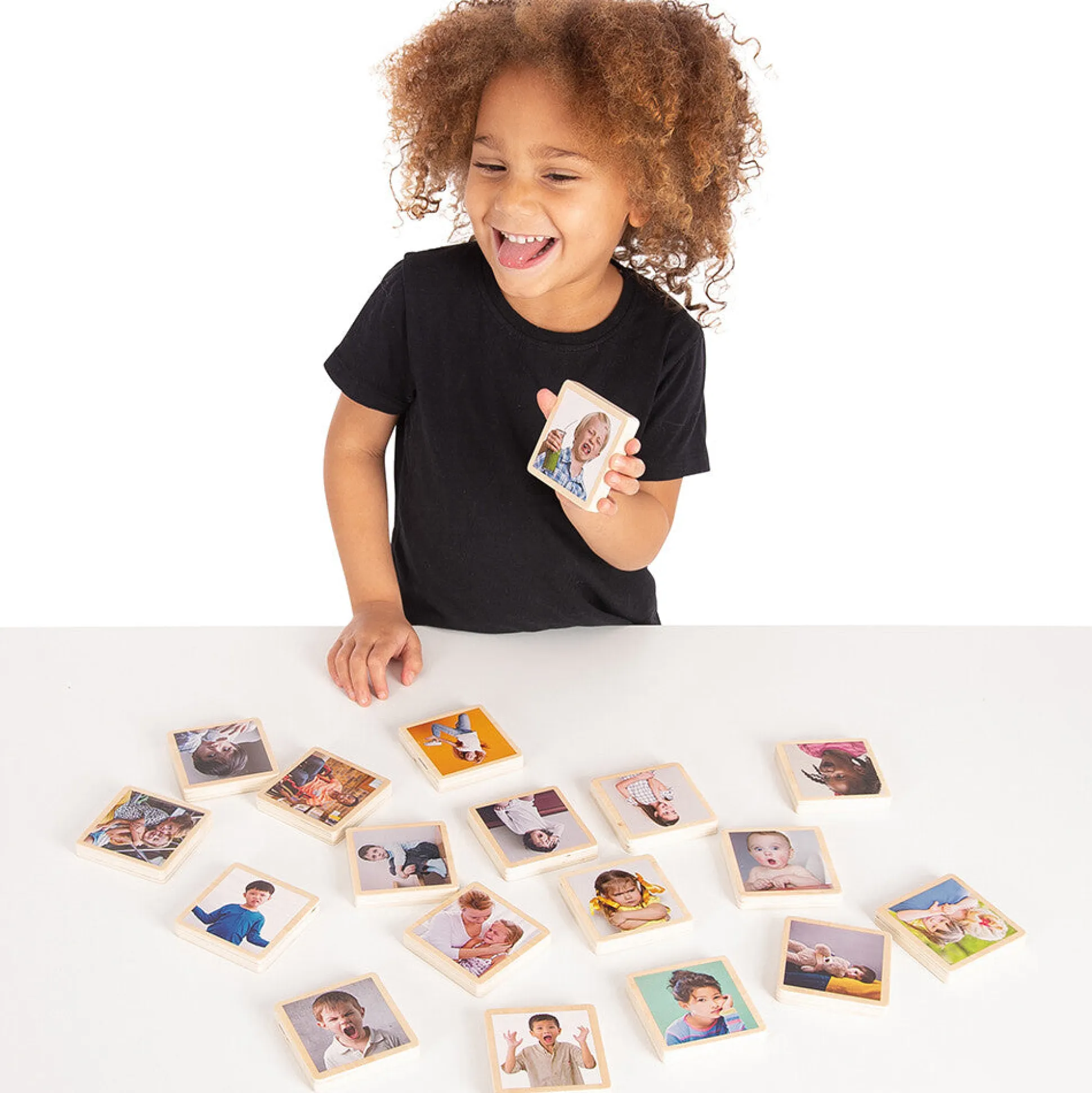My Emotions Wooden Tiles