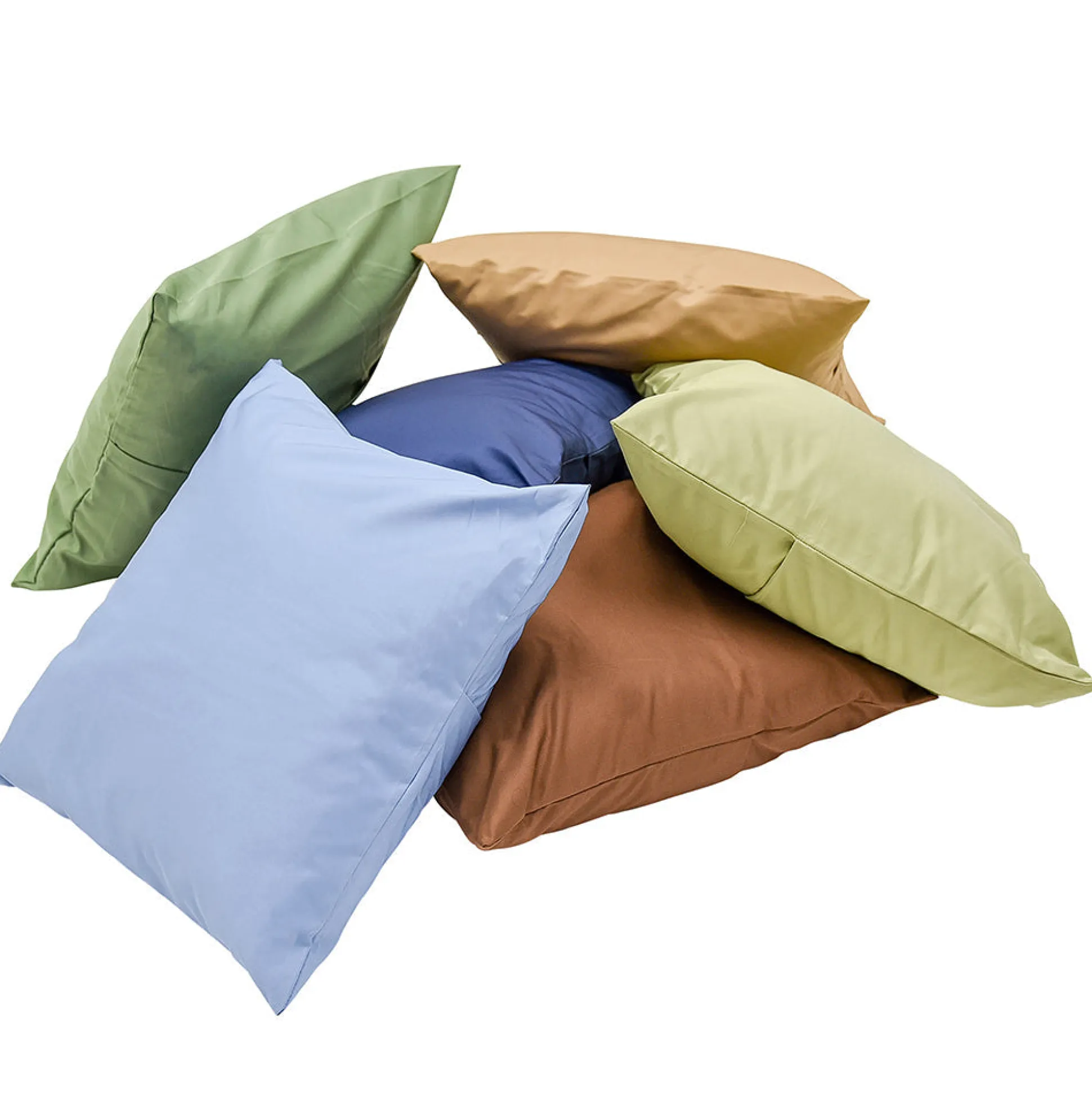 Natural & Calm Colors Classroom Pillows | Set of 6 Soft 17" Cushions