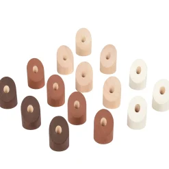 Natural Geo Stacker | 20-Piece Wooden Eco-Friendly Set