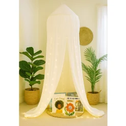 Natural Retreat Fabric Canopy | For Reading Corners and Imaginative Play | 8' High
