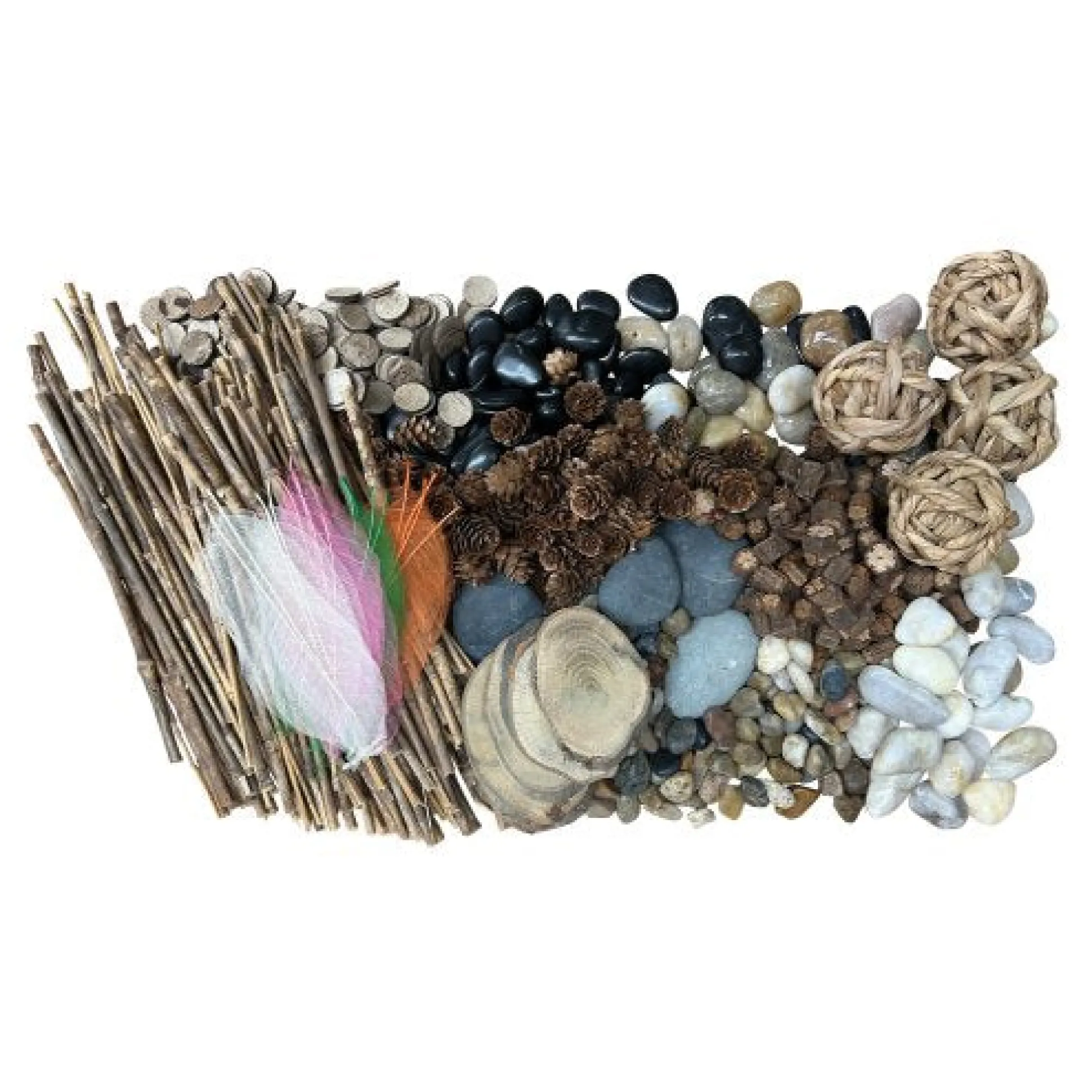 Natural Sorting Materials Kit | Eco-Friendly Loose Parts Sensory STEM Set