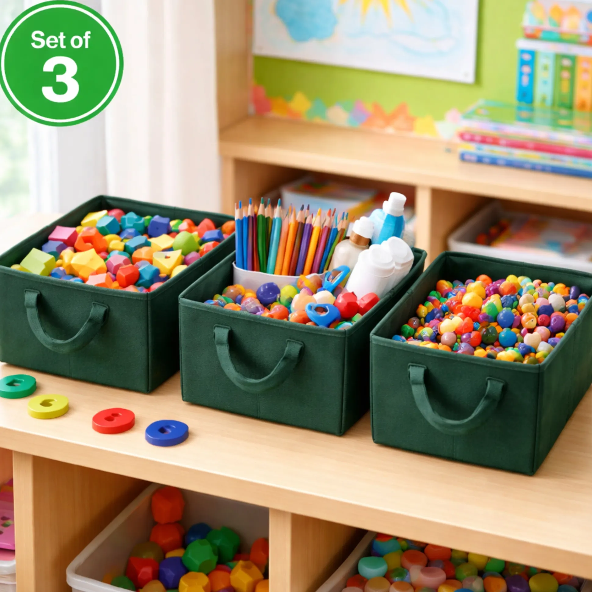 Nature Exploration Storage Baskets – Set of 3
