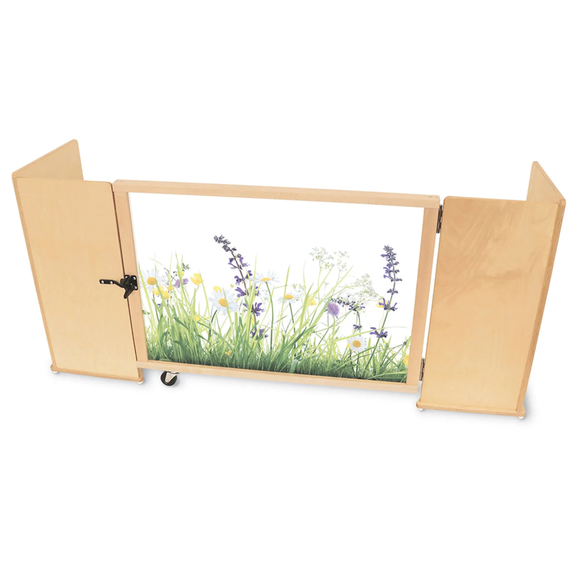 Nature View ADA-Compliant Toddler Safety Gate | Shatterproof Acrylic Divider Panel & Child-Safe Rounded Edges