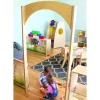 Nature View Adult-Height Divider Archway | Biophilia-Inspired Early Education Room Entry