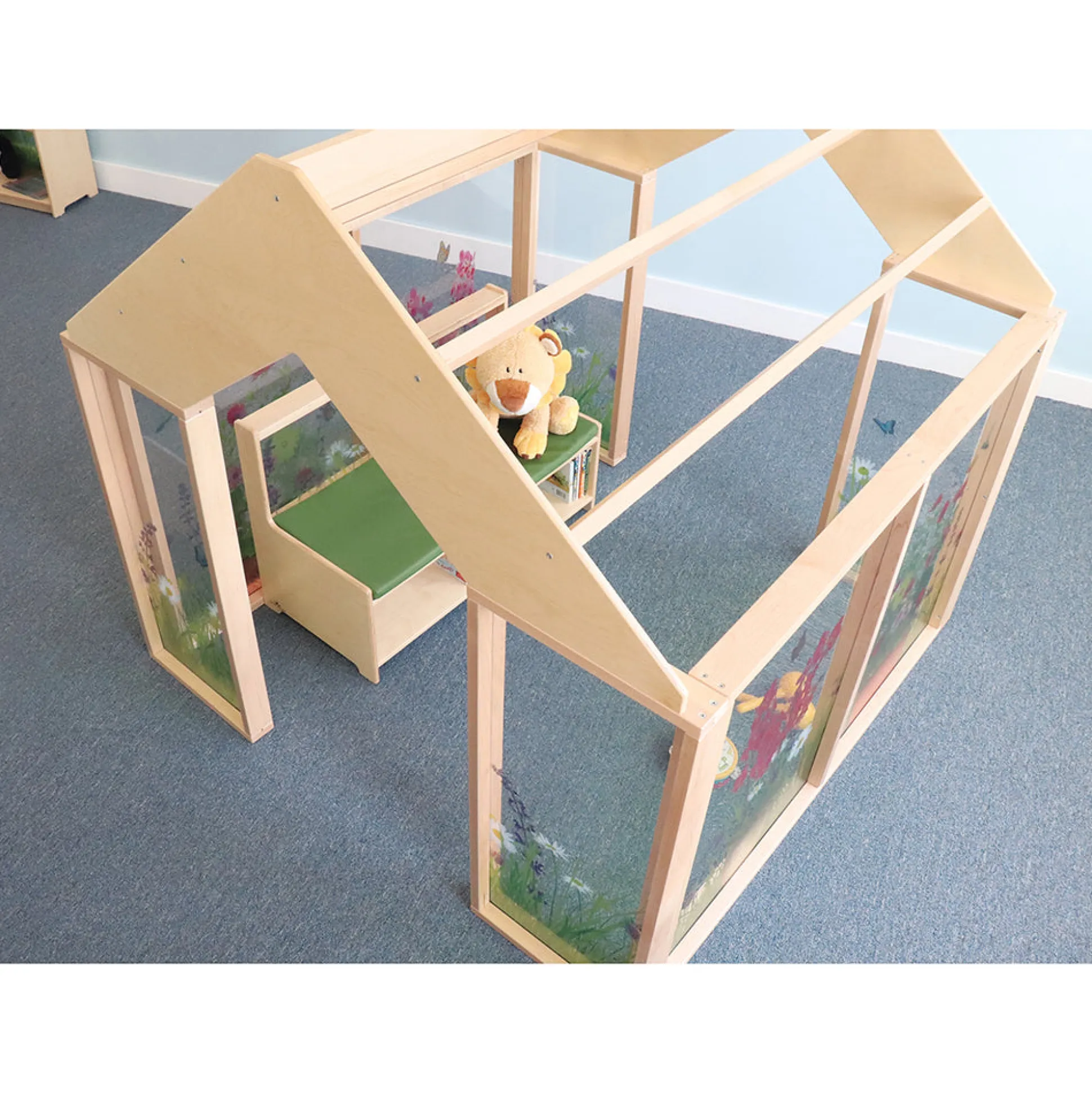Nature View Indoor Classroom Greenhouse | Biophilic Quiet Space