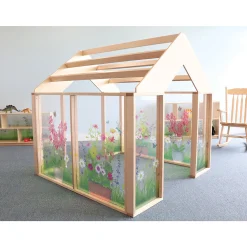 Nature View Indoor Classroom Greenhouse | Biophilic Quiet Space