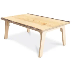 Nature View Live Edge Rectangle Activity Table | 18" High Nature-Inspired Classroom Table