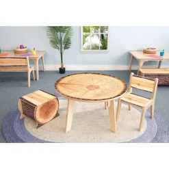 Nature View Live Edge Round Activity Table | 20