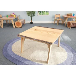 Nature View Live Edge Square Activity Table | 20