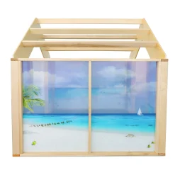 Nature View Play Beach House | Ocean-Themed Quiet Space & Dramatic Play Classroom Structure