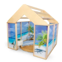 Nature View Play Beach House | Ocean-Themed Quiet Space & Dramatic Play Classroom Structure