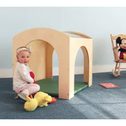 Nature View Reading Retreat And Mat Set | Quiet Space Cube with Multi-Access Openings