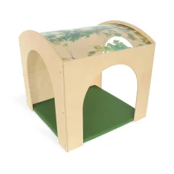 Nature View Reading Retreat And Mat Set | Quiet Space Cube with Multi-Access Openings