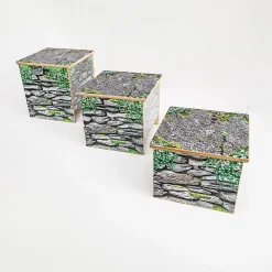 Nature View 12" Stone Wall Bench | Biophilic Preschool Seating for Reading & Activity Areas