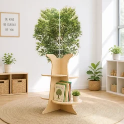 Nature View Tree Book Shelf | Reversible Biophilic Acrylic Bookshelf