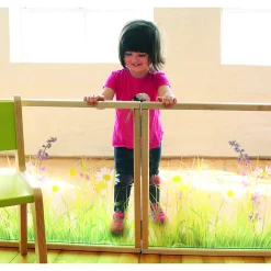 Nature View 24x24 Toddler Divider Panel | Safe Acrylic Back & Rounded Edges