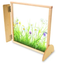 Nature View 24x24 Toddler Divider Panel | Safe Acrylic Back & Rounded Edges