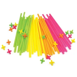 Neon Straws and Connectors