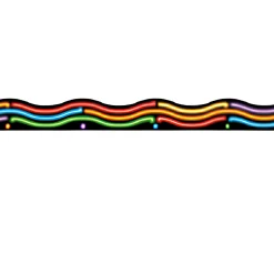 Neon Waves Bulletin Board Trimmers