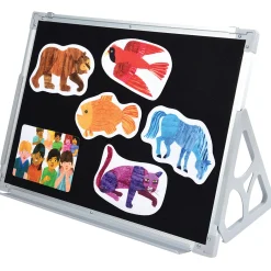 3 'N 1 Magnetic Write & Wipe Flannel Board - 18
