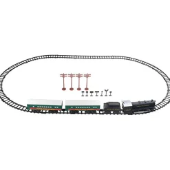 North Pole Express Electric Train Set for Preschool STEM Play
