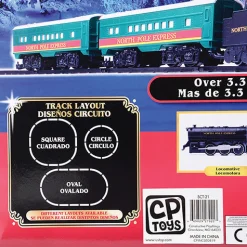 North Pole Express Electric Train Set for Preschool STEM Play