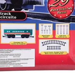 North Pole Express Electric Train Set for Preschool STEM Play
