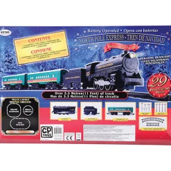 North Pole Express Electric Train Set for Preschool STEM Play