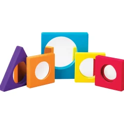 Observation Mirrors Set | 5 Piece Set of Colorful Child-Friendly Mirrors
