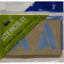 Oil Board Stencils - 3 inch
