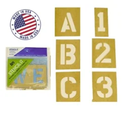 Oil Board Stencils - 3 inch