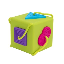 Oombee Cube Shape Sorter | Tactile Exploration Toy