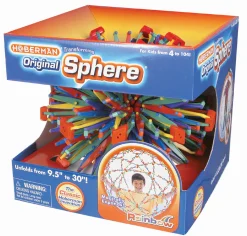 Original Rainbow Hoberman Sphere | Expanding Sensory Ball