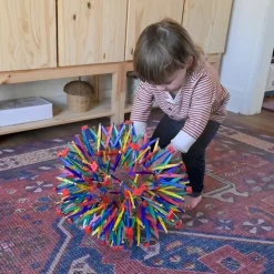 Original Rainbow Hoberman Sphere | Expanding Sensory Ball