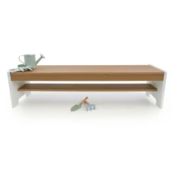 outdoorED™ Bench | Weather-Resistant Outdoor Classroom Bench with Storage Shelf