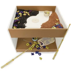 outdoorED™ Big And Wide Table | Weather-Resistant Outdoor Sensory Play Table with Reversible Top & Storage