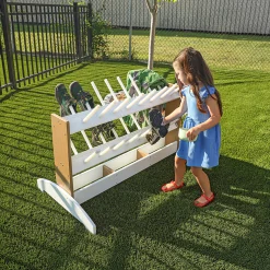 outdoorED™ Boot Rinse Rack | Weather-Resistant Outdoor Gear Organizer & Boot Drying Rack