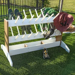 outdoorED™ Boot Rinse Rack | Weather-Resistant Outdoor Gear Organizer & Boot Drying Rack