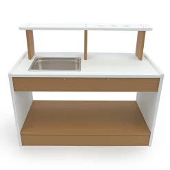 outdoorED™ Mud Kitchen | Weather-Resistant Outdoor Play Kitchen with Sink & Storage