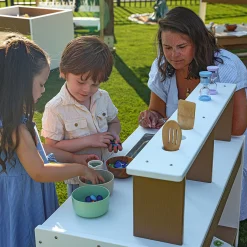 outdoorED™ Mud Kitchen | Weather-Resistant Outdoor Play Kitchen with Sink & Storage