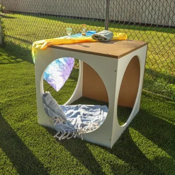 outdoorED™ Play House Cube | Weather-Resistant Outdoor Play Cube for Reading, Relaxation & Imaginative Play
