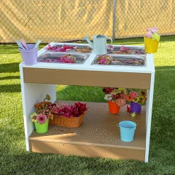outdoorED™ Sensory Table | Weather-Resistant Outdoor Sensory Play Table with Trays & Storage