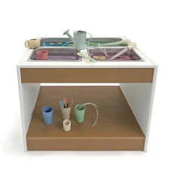 outdoorED™ Sensory Table | Weather-Resistant Outdoor Sensory Play Table with Trays & Storage