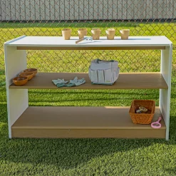 outdoorED™ Storage Shelf | Weather-Resistant 3-Shelf Outdoor Classroom Storage Unit