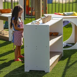 outdoorED™ Storage Shelf | Weather-Resistant 3-Shelf Outdoor Classroom Storage Unit